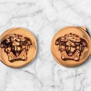 Like new!!!Versace Medusa Stud Earrings. Made in Italy.